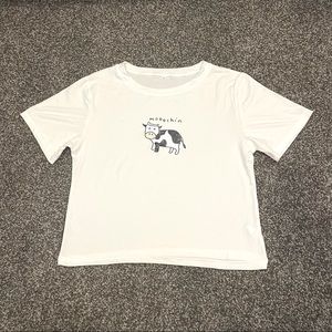 Moochin crop top T-shirt